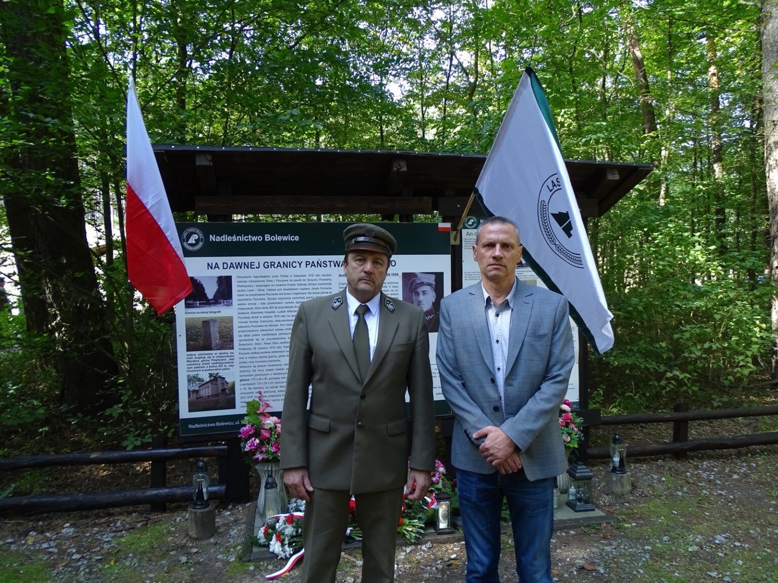 Uroczystości ku czci Bohaterów Września 1939 r. na terenie Nadleśnictwa Bolewice