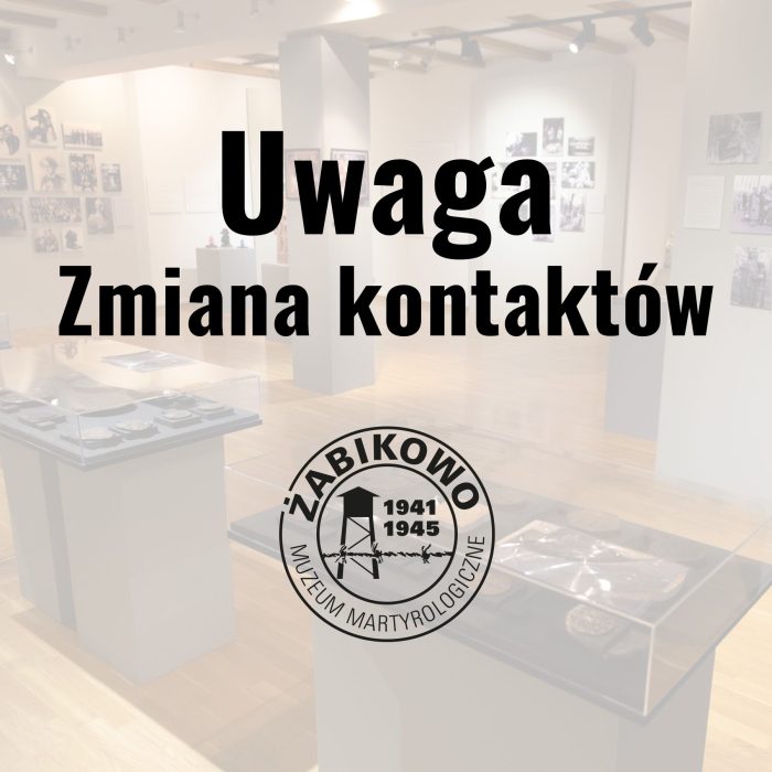 Uwaga – Zmiana kontaktów