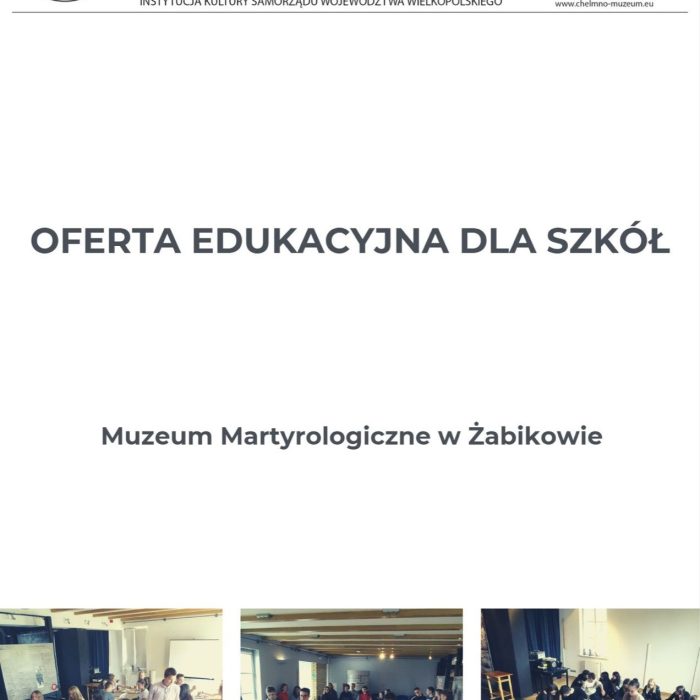 Uaktualniona oferta Edukacyjna