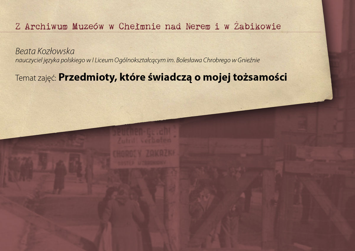 Przedmioty, które świadczą o mojej tożsamości