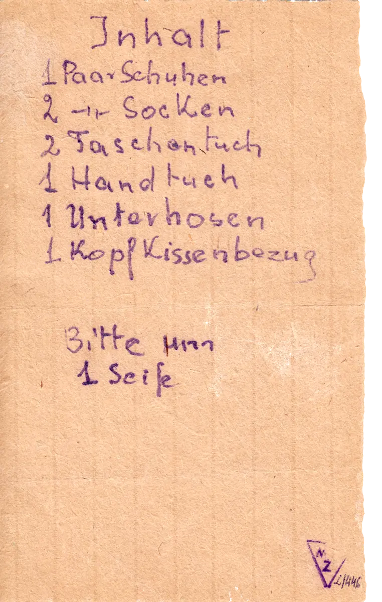 Spis zawartości paczki 1